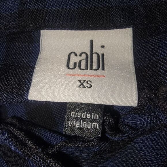 Cabi Aberdeen plaid button-up blouse top size XS - Picture 8 of 8